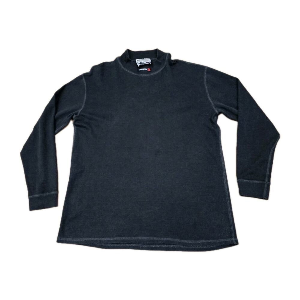 Carbon X Shirt Mens 2XL Gray Mock Neck Long Sleeve Flame Resistant Base Layer